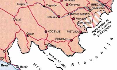 Žumberk (Šumberk), the territory of the Duchy of Carniola in 16 century populated with Serbian Uskoki, in 19 century annexed to Croatia; Žumberk (Šumberk) ozemlje dežele Krajnske v 16. stol. naseljeno s srbskimi Uskoki, v 19. stol. priključeno Hrvaški.