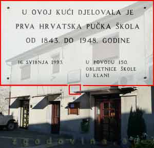 Slovenska šola v Klani, Hrvati brezsramno ponarejajo zgodovinska dejstva