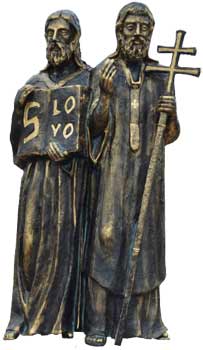 Slovenska apostola Ciril in Metod; Slovene apostles Cyril and Method