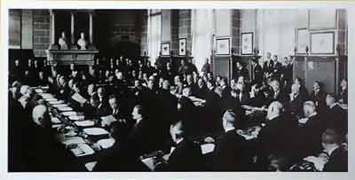 Podpis Senžermenske mirovne pogodbe 10.9.1919